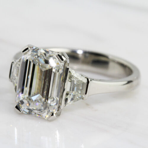 Emerald Cut Diamond Engagement Rings - Ronan Campbell